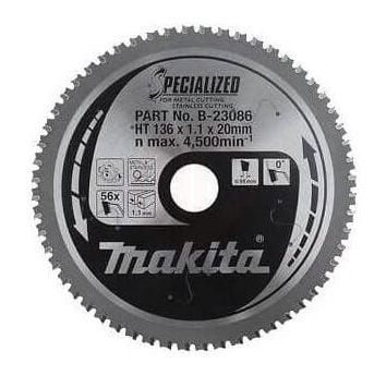 Makita Metal Daire Testere 136x20 mm 56 Diş (B-23086)