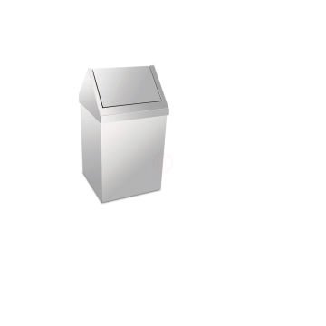 Palex Krom Çatı Kapaklı Çöp Kovası 11 Lt 430 Kalite - 3800-311