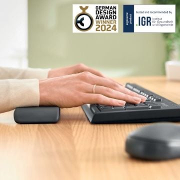 Leitz Ergo Ayarlanabilir Klavye İçin Bilek Desteği, 65230089, Gri