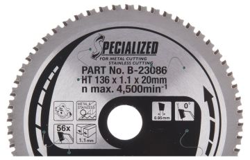 Makita Metal Daire Testere 136x20 mm 56 Diş (B-23086)