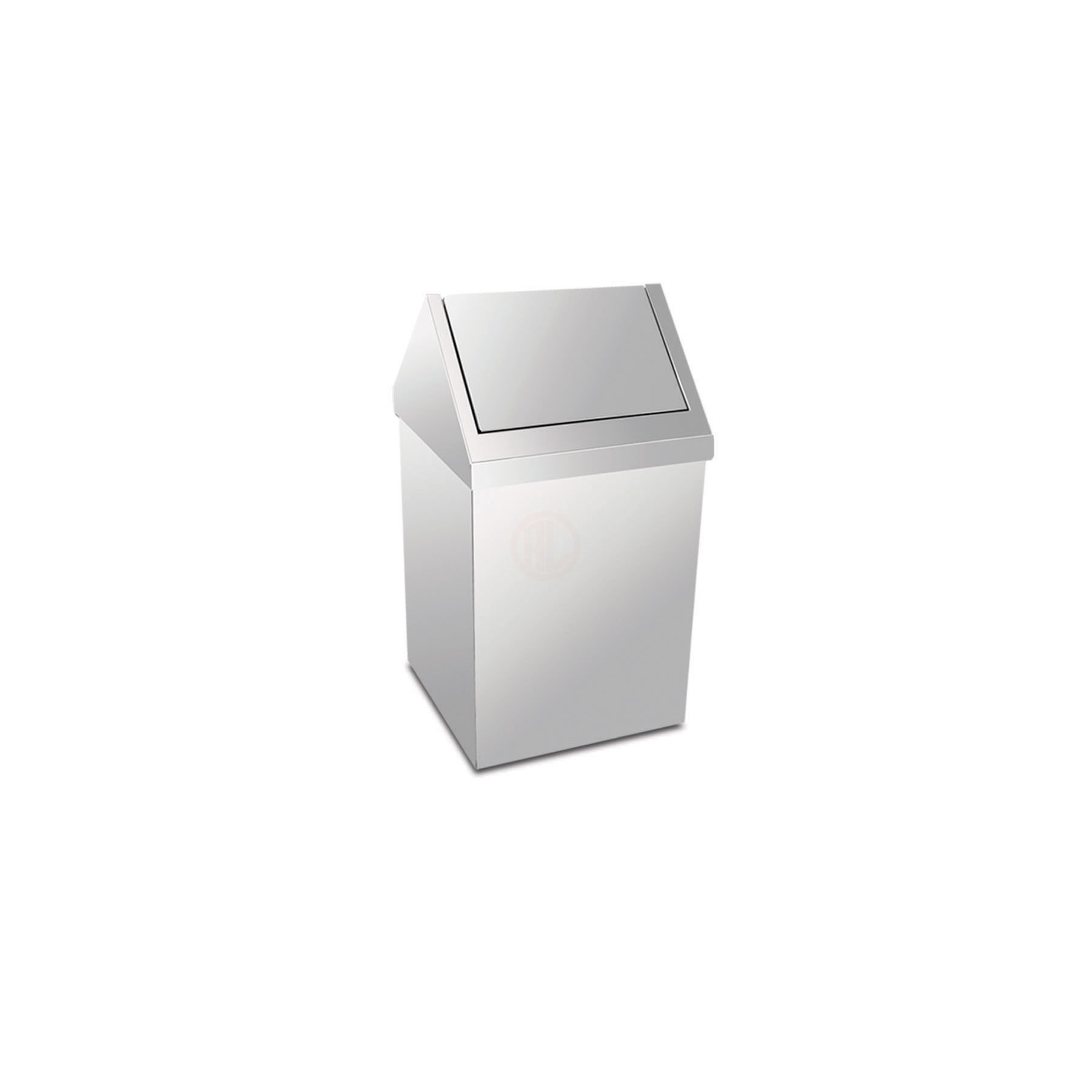 Palex Krom Çatı Kapaklı Çöp Kovası 16 Lt 430 Kalite - 3800-316