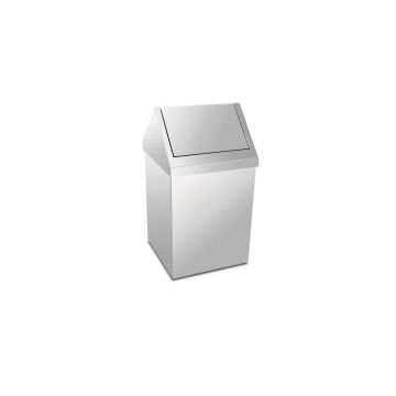 Palex Krom Çatı Kapaklı Çöp Kovası 16 Lt 430 Kalite - 3800-316
