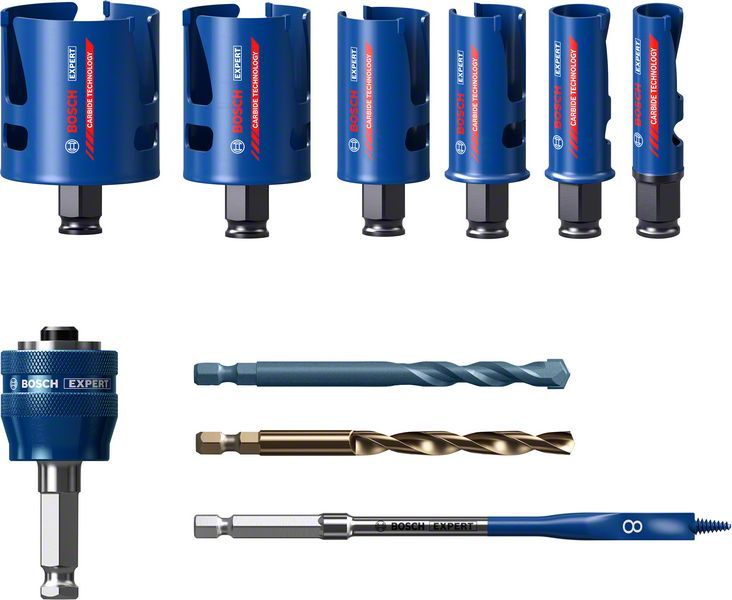 Bosch Delik Açma Testeresi Expert Seti eHD (10 Adet) - 2608900490
