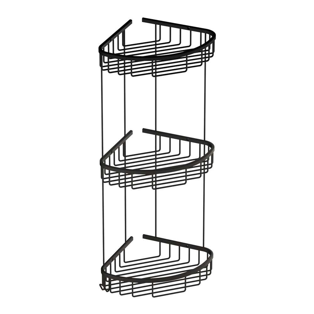 Duxxa Oval 19 Tel Şampuanlıklar -Üçlü Siyah (A.503.S)
