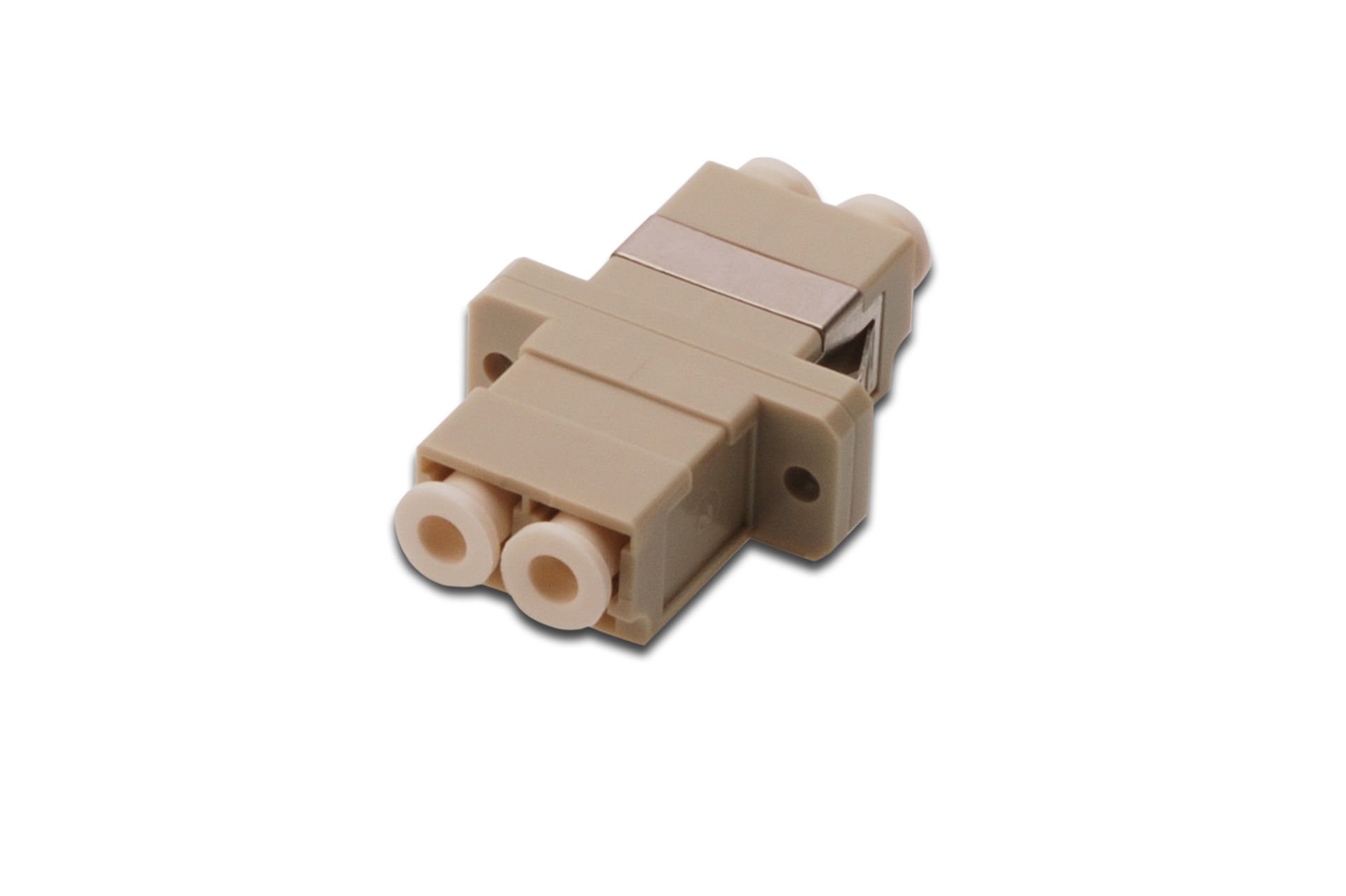 Assmann Digitus Lc / Lc Duplex Coupler, Gri Renk, Seramik Sleeve, Plastik Gövde, Multimode, Sabitlemek İçin Vida Dahil