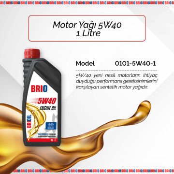 Brio Motor Yağı 5W40 - 1 Litre