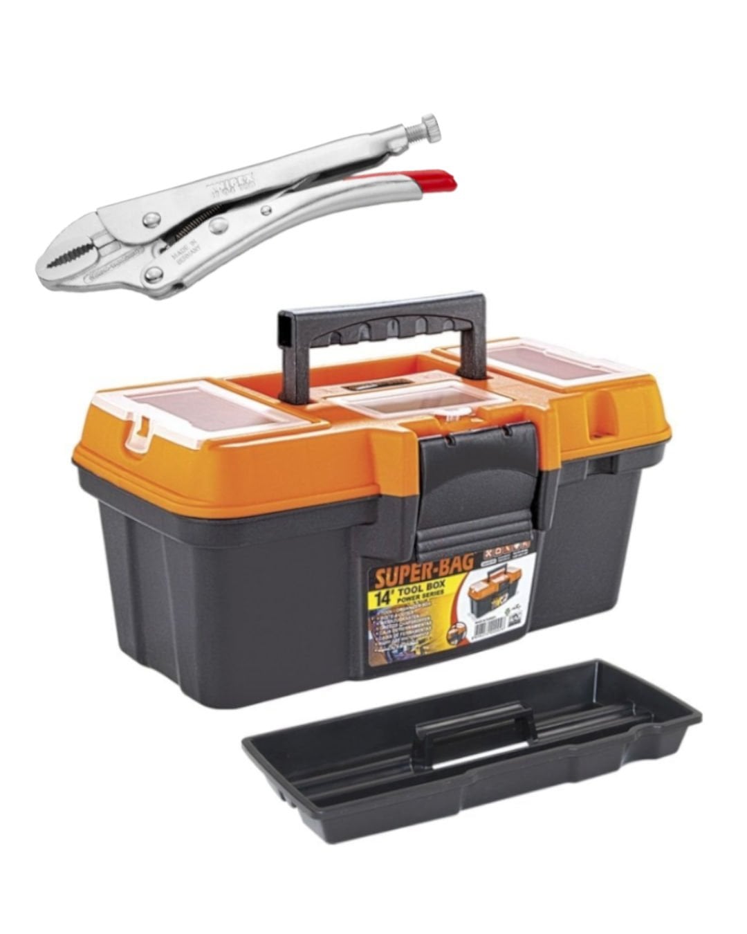 Knipex Ayarlı Pense 180 Mm - KNI4104180 + Asrın Power Seri Takım Çantası 14 İnç Hediyeli