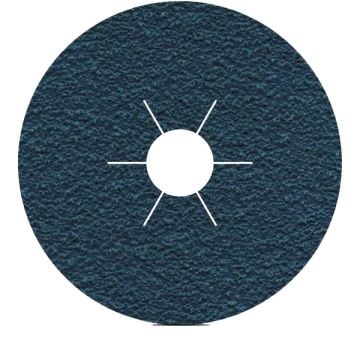 Karbosan Zirkonyum Fiber Disk ZWR11 Çentikli 125 mm 80 Kum - KAR922150