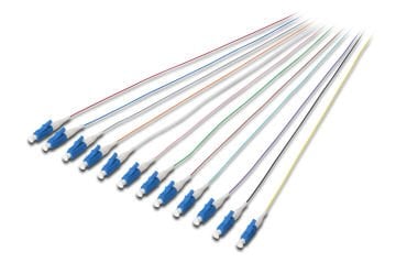 Assmann Digitus Lc Fiber Pigtail , Loose Buffer, 09/125 µ, Dın Iec 304 Renk Kodlu, Singlemode, Os2, Uzunluk 2 Mt, Birim Fiyatıdır