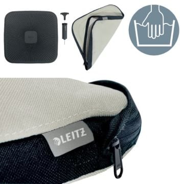 Leitz Ergo Active Wobble Denge Oturma Yastığı, Açık Gri, 65390085, Ergonomik Sandalye Minderi, Kılıflı