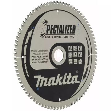 Makita Profesyonel Laminat Daire Testere 260x30 mm 84 Diş (B-29496)