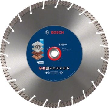 Bosch Elmas Kesme Diski Expert BFUni+Metal 300x22,23 mm - 2608900664