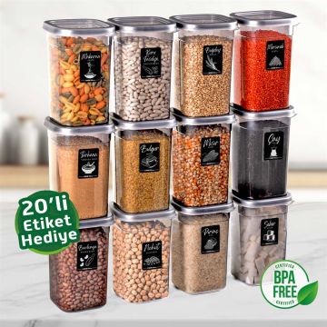 SGS Saklama Kabı Kare 1200 Ml