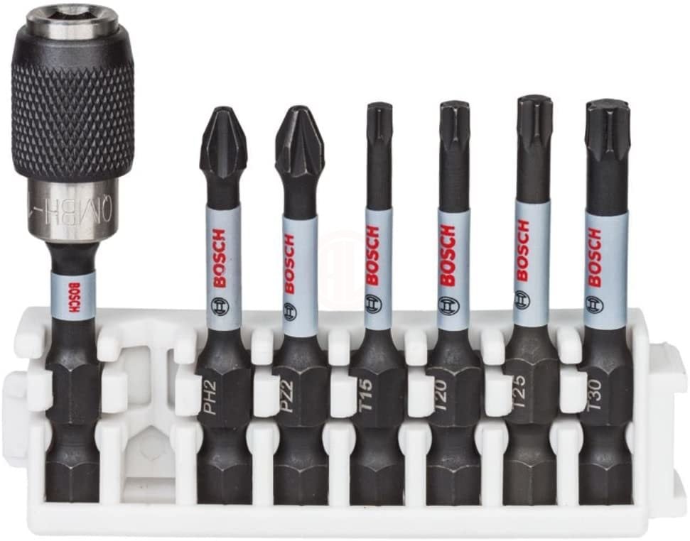 Bosch Vidalama Ucu Impact Control Set (7 Parça HT + PH/PZ/T x 50 mm) - 2608522327