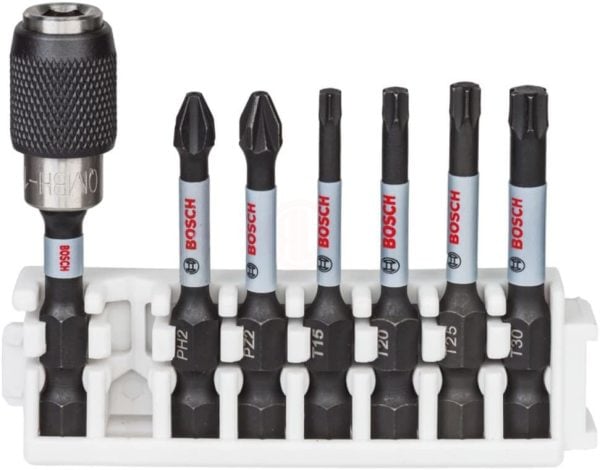 Bosch Vidalama Ucu Impact Control Set (7 Parça HT + PH/PZ/T x 50 mm) - 2608522327