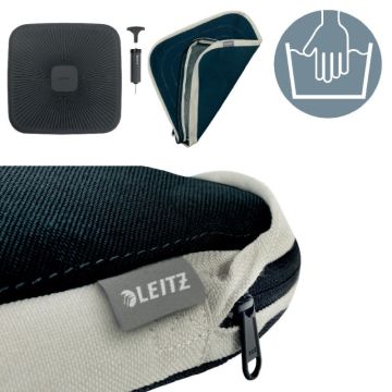 Leitz Ergo Active Wobble Denge Oturma Yastığı, Gri, 65390089, Ergonomik Sandalye Minderi, Kılıflı