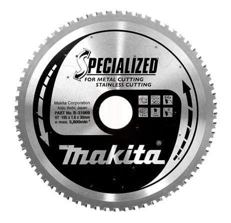 Makita Metal Daire Testere 185x30 mm 64 Diş (B-31669)