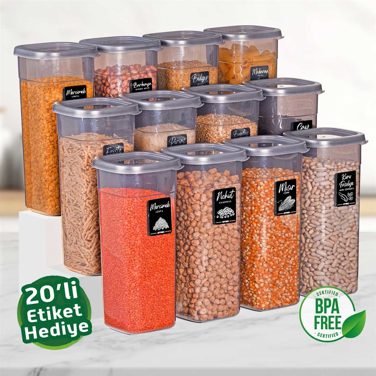 SGS Saklama Kabı Kare 1700 Ml