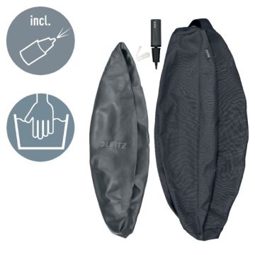 Leitz Active Oturma Topu, Durdurma Fonksiyonlu, Sabit Taban, 65410089, Gri, 55Cm