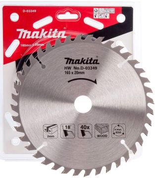 Makita Standart Ahşap Daire Testere 165x20 mm 40 Diş (D-03349)