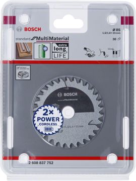 Bosch Daire Testere Bıçağı Standard For MultiMaterial 85x15 mm 30 Diş - 2608837752