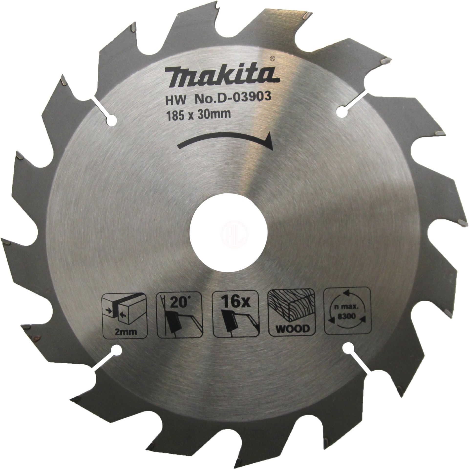 Makita Standart Ahşap Daire Testere 185x30 mm 16 Diş (D-03903)