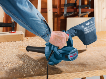 Bosch Üfleme Makinesi GBL 800 E - 0601980420 + Honeywell H901EN FFP2 Katlanabilir Toz Maskesi ve Dekor Rulo Lastik Ağızlı Çekçek Plastik 42,5 Cm + FÜZE Fırça Sapı 120 Cm  Hediyeli