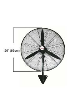 Taflan Sanayi Tipi Vantilatör Siyah 180W (Flw-650-B)