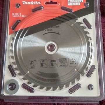 Makita Standart Ahşap Daire Testere 185x30 mm 40 Diş (D-03919)