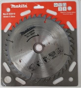 Makita Standart Ahşap Daire Testere 185x30 mm 40 Diş (D-03919)