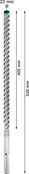 Bosch Kırıcı Delici Uç SDS-Max-8X Expert 22x520 mm (5 Adet) - 2608900267