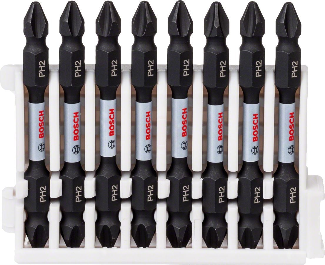 Bosch Vidalama Ucu Çift Taraflı Impact Control PH2-PH2x65 mm (8 Adet) - 2608522337