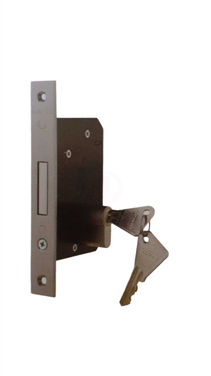 Özruh SİLİNDİRLİ GÖMME EMNİYET KİLİDİ 45 MM SATEN PASLAN - T120K45