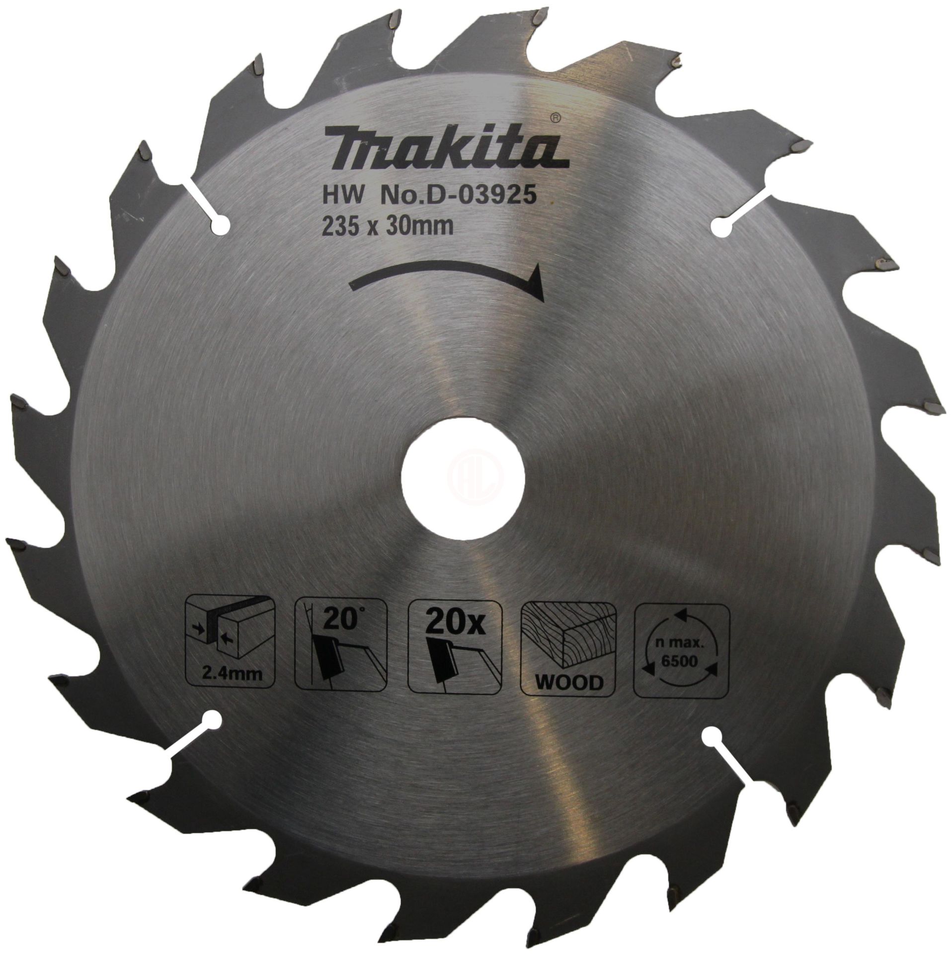 Makita Standart Ahşap Daire Testere 235x30 mm 20 Diş (D-03925)