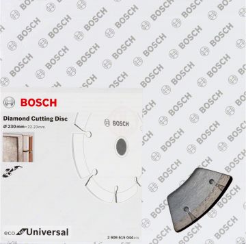 Bosch Elmas Kesme Diski Eco For Universal Segmanlı 230x22,23 mm (10 Adet) - 2608615044
