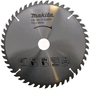 Makita Standart Ahşap Daire Testere 235x30 mm 48 Diş (D-03931)