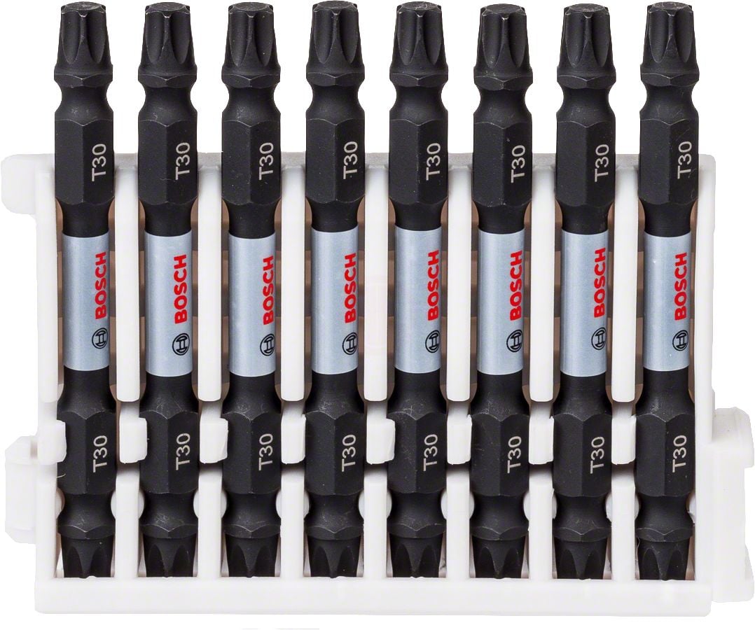 Bosch Vidalama Ucu Çift Taraflı Impact Control T30-T30x65 mm (8 Adet) - 2608522341