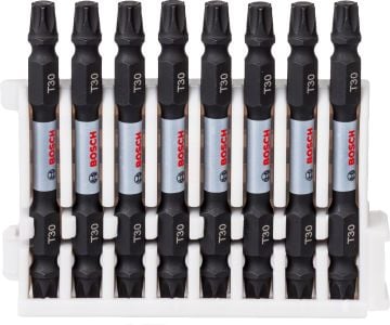 Bosch Vidalama Ucu Çift Taraflı Impact Control T30-T30x65 mm (8 Adet) - 2608522341