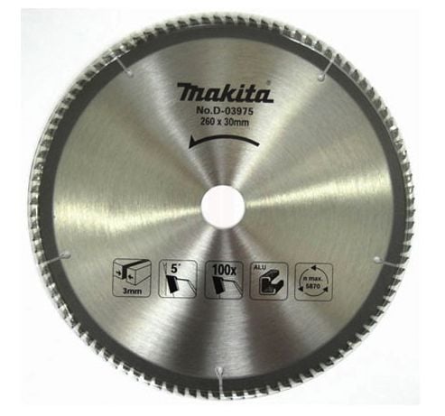 Makita Standart Alüminyum Daire Testere 260x30 mm 10 Diş (D-03975)