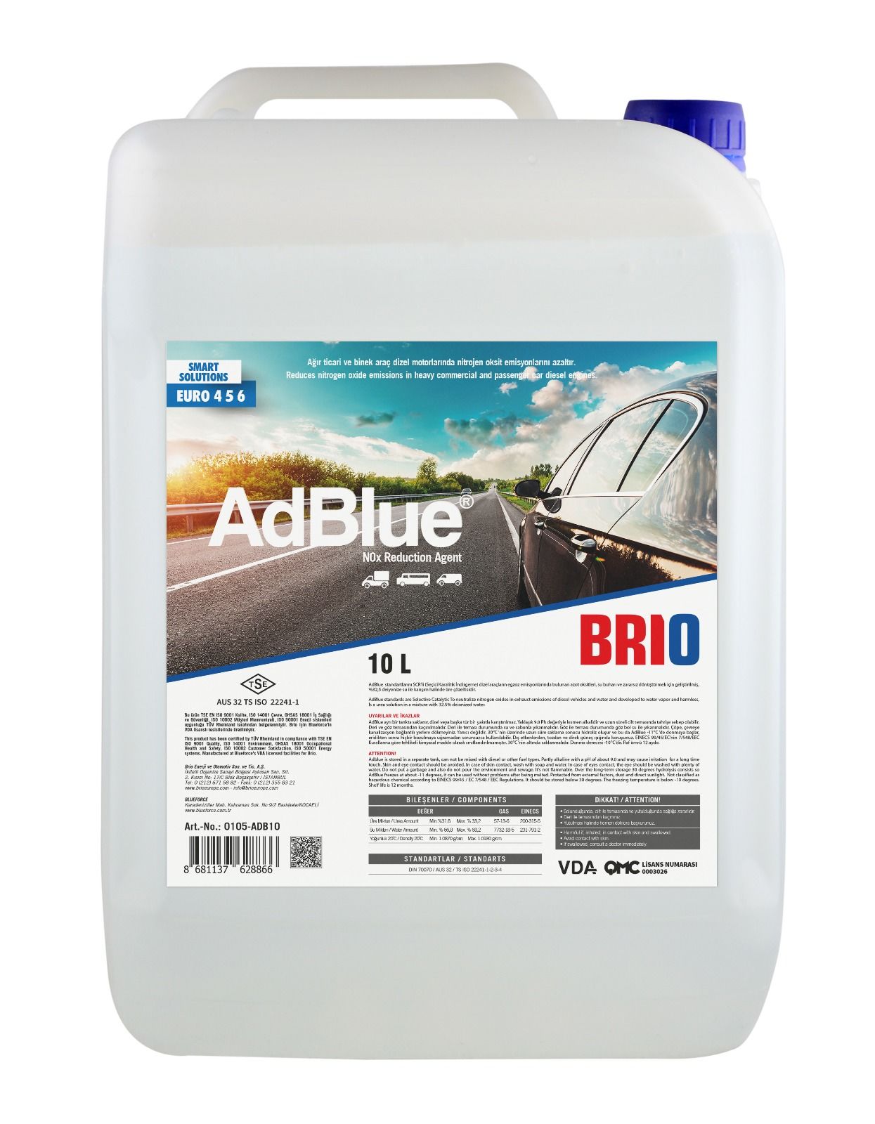 Brio Adblue 10 Litre