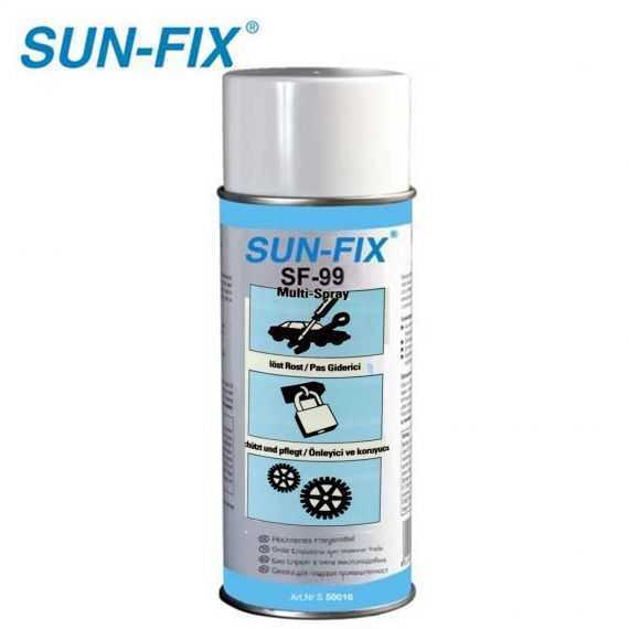 Sun-Fix SF-99 Çok Amaçlı Yağlama Spreyi, Multi Spray, 400ml