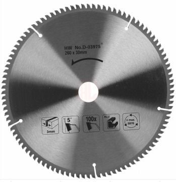 Makita Standart Alüminyum Daire Testere 260x30 mm 10 Diş (D-03975)