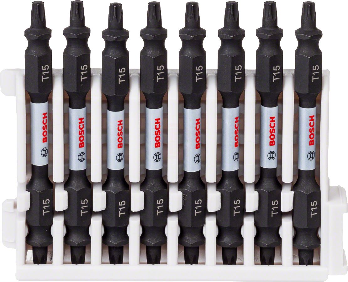 Bosch Vidalama Ucu Çift Taraflı Impact Control T15-T15x65 mm (8 Adet) - 2608522342