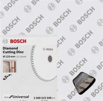 Bosch Elmas Kesme Diski Eco For Universal Turbo 125x22,23 mm (10 Adet) - 2608615046