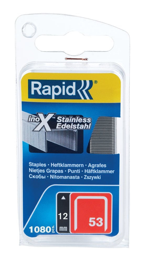 Rapid Zımba Teli 53 Serisi 12 mm Paslanmaz Çelik (1 Pkt/1080 Adet) - 40109512