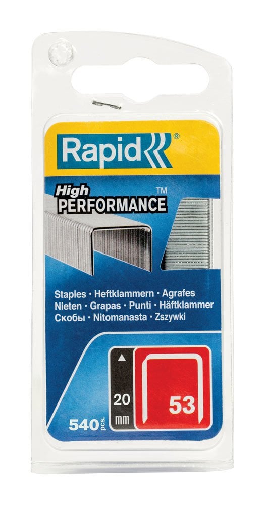 Rapid Zımba Teli 53 Serisi 20 mm Galvaniz Kaplı (1 Pkt/540 Adet) - 40109508