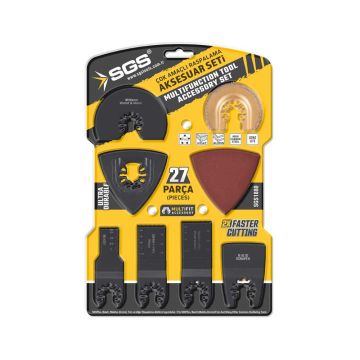 SGS Multı-Tools Kesici Ve Raspalama Aksesuar Seti 27 Parça