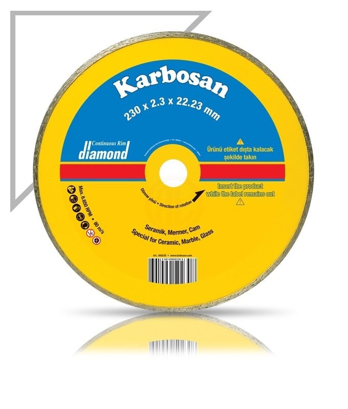 Karbosan Sürekli Elmas Kesici Normal 115x1,8x22,23 mm - KAR950210