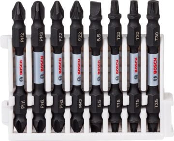 Bosch Vidalama Ucu Çift Taraflı Impact Control Set 65 mm (8 Parça) - 2608522344