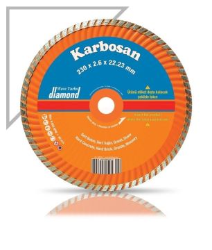 Karbosan Turbo Kanallı Elmas Kesici Flanşlı 230x2,6x22,23 mm - KAR950450